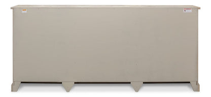 Sarreid Ltd - Bellagio Sideboard, 96",Grey Oak in Grey - R061-73 view 7