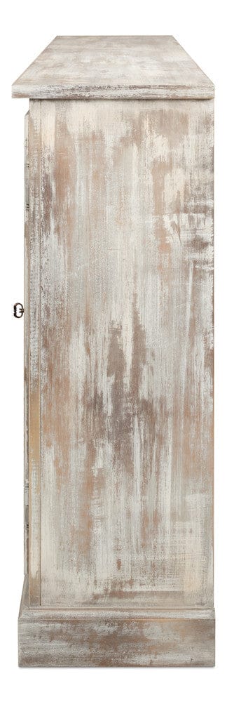 Sarreid Ltd - Bellagio Sideboard, 96",Grey Oak in Grey - R061-73 view 8