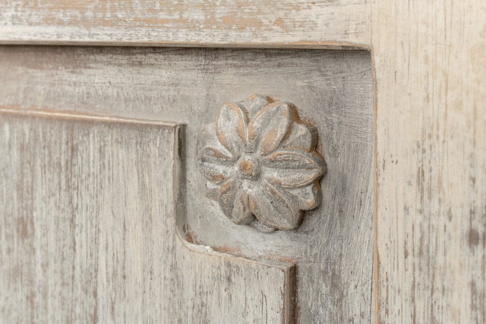 Sarreid Ltd - Bellagio Sideboard, 96",Grey Oak in Grey - R061-73 view 10