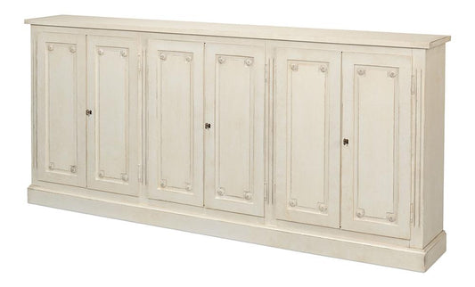 Sarreid Ltd - Bellagio Sideboard,96in, White/White - R061-37 veiw 1