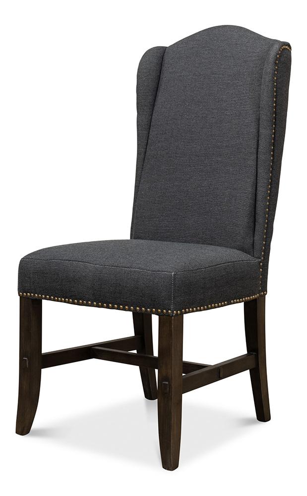 Sarreid Ltd - Black High Back Dining Chair (Set of 2) - 53174 view 1