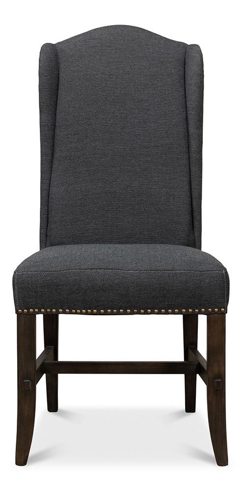 Sarreid Ltd - Black High Back Dining Chair (Set of 2) - 53174 view 2