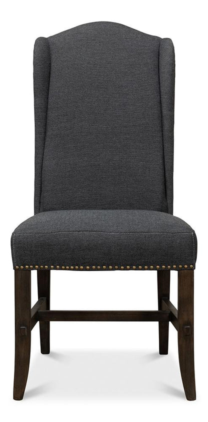 Sarreid Ltd - Black High Back Dining Chair (Set of 2) - 53174 view 2