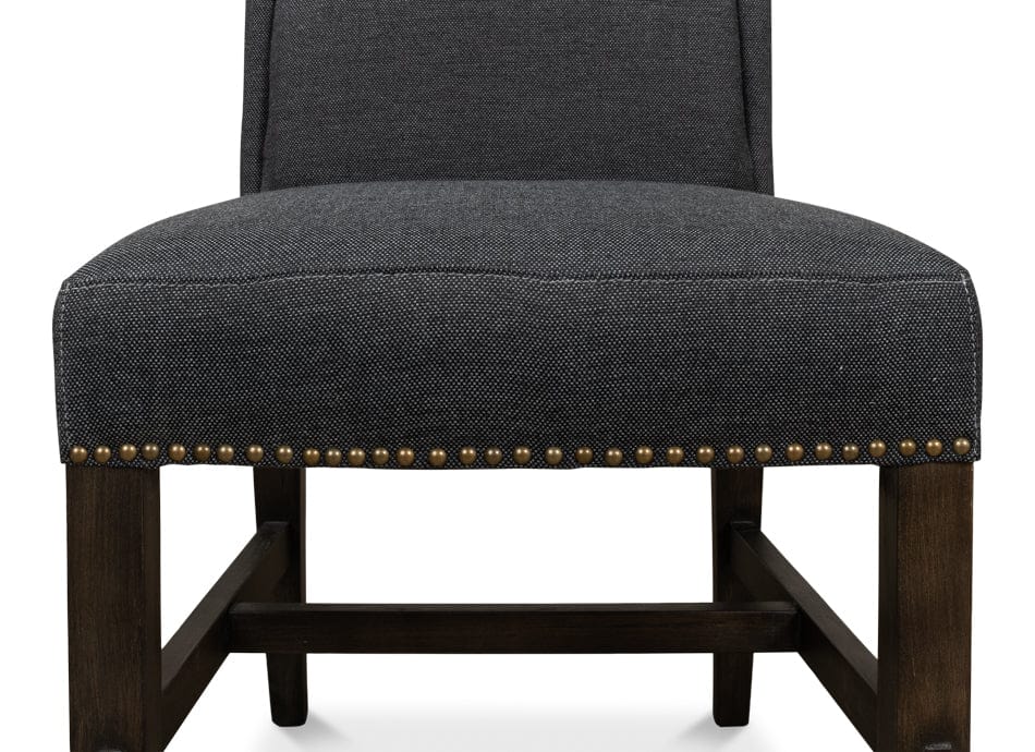 Sarreid Ltd - Black High Back Dining Chair (Set of 2) - 53174 view 4