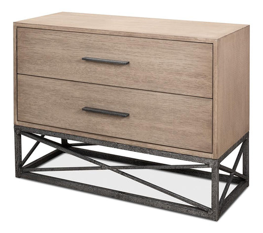 Sarreid Ltd - Blyth Chest - Beige - 53347 veiw 1