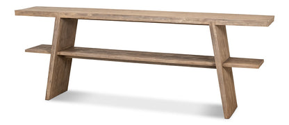 Sarreid Ltd - Bodega Vineyards Console Table - Tan - 53340 veiw 1