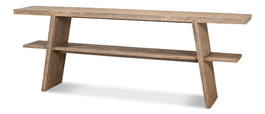 Sarreid Ltd - Bodega Vineyards Console Table - Tan - 53340 veiw 1