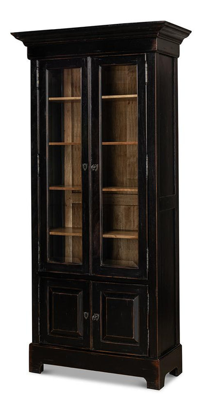 Sarreid Ltd - Bookcase In Ebony Finish - 27160 veiw 1