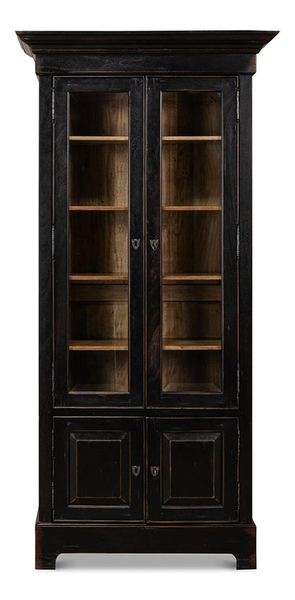 Sarreid Ltd - Bookcase In Ebony Finish - 27160 veiw 2