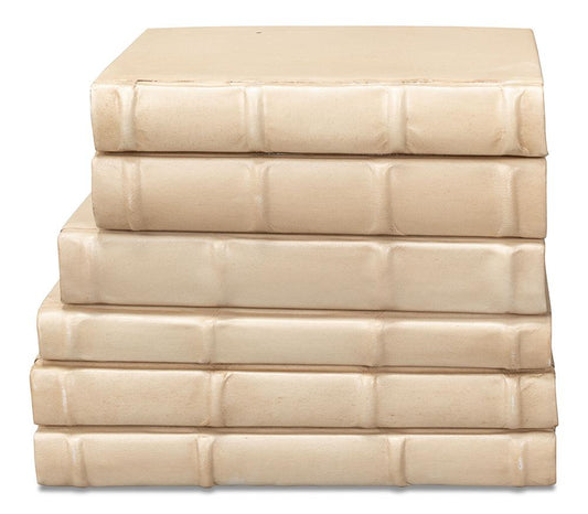 Sarreid Ltd - Books, Set Of 12, Antique White - 54075 veiw 2