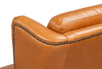 Sarreid Ltd - Bradford Leather Recliner in Brown - 54304 view 7