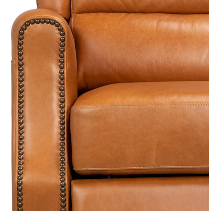 Sarreid Ltd - Bradford Leather Recliner in Brown - 54304 view 8