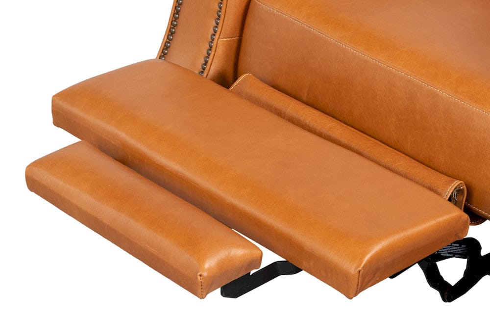 Sarreid Ltd - Bradford Leather Recliner in Brown - 54304 view 9