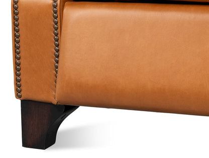Sarreid Ltd - Bradford Leather Recliner in Brown - 54304 view 11