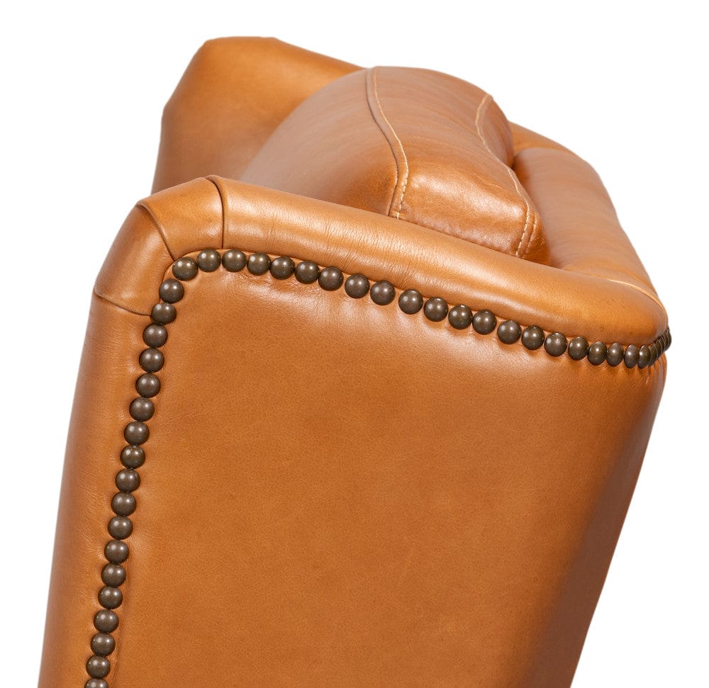 Sarreid Ltd - Bradford Leather Recliner in Brown - 54304 view 12