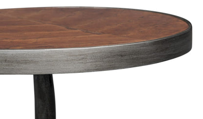 Sarreid Ltd - Brightleaf Table in Brown - 54299 view 3