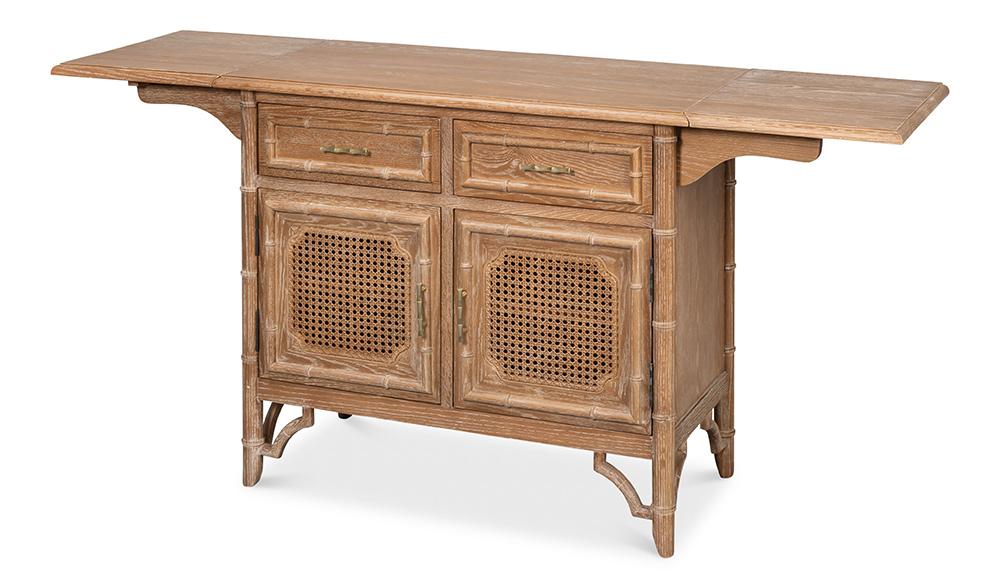 Sarreid Ltd - Brighton Cabinet - Brown - 54164 veiw 1