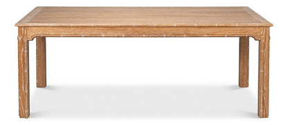 Sarreid Ltd - Brighton Dining Table - Brown - 54163 veiw 2