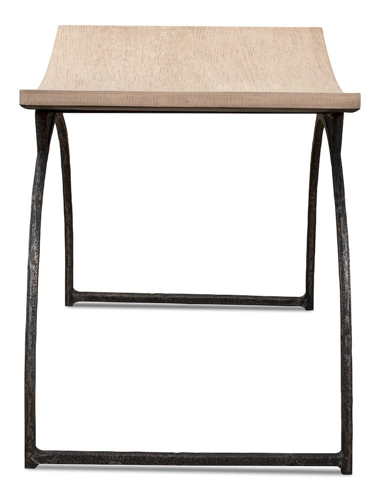 Sarreid Ltd - Britton Bench in Beige - 53346 view 3