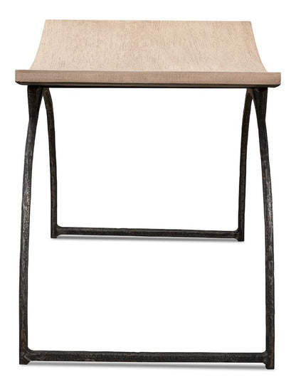 Sarreid Ltd - Britton Bench in Beige - 53346 view 3