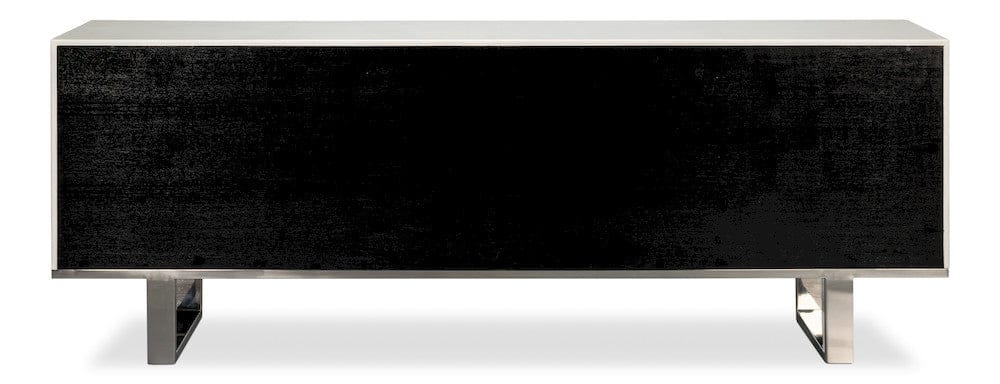 Sarreid Ltd - Bronzini Credenza, Embossed White in White - 53136-W view 7