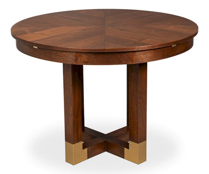 Sarreid Ltd - Brooklyn Jupe Table in Brown - 54284-BW view 1