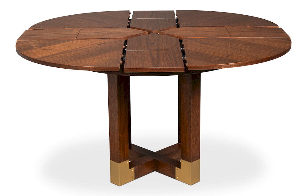 Sarreid Ltd - Brooklyn Jupe Table in Brown - 54284-BW view 4