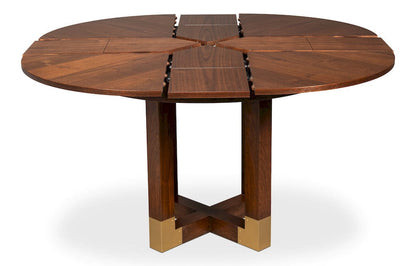 Sarreid Ltd - Brooklyn Jupe Table in Brown - 54284-BW view 4
