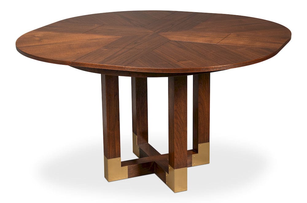 Sarreid Ltd - Brooklyn Jupe Table in Brown - 54284-BW view 6
