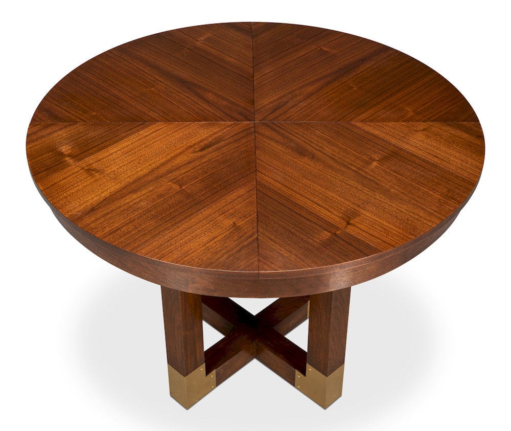 Sarreid Ltd - Brooklyn Jupe Table in Brown - 54284-BW view 7