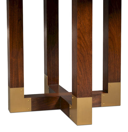 Sarreid Ltd - Brooklyn Jupe Table in Brown - 54284-BW view 11