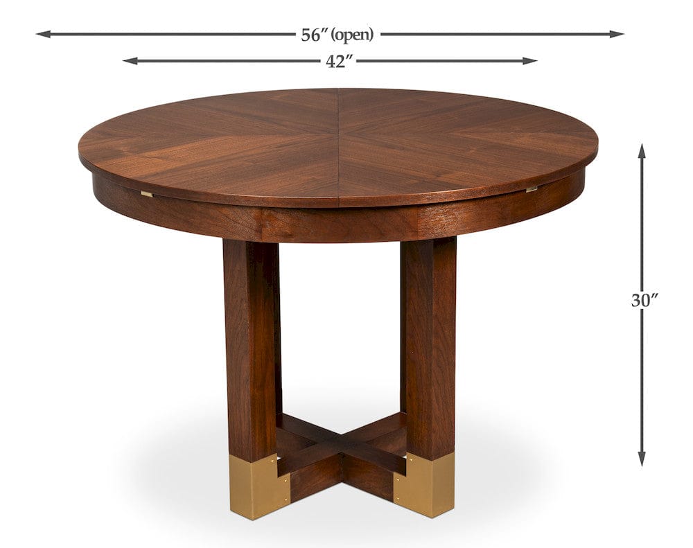 Sarreid Ltd - Brooklyn Jupe Table in Brown - 54284-BW view 13