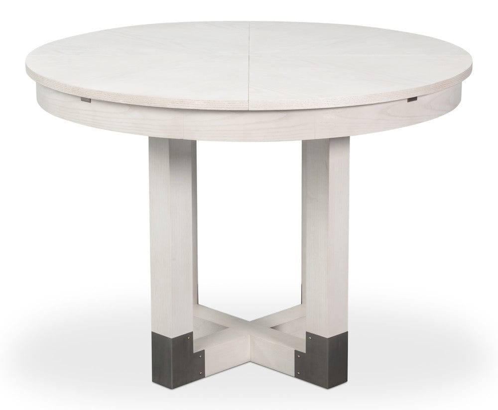 Sarreid Ltd - Brooklyn Jupe Table in White - 54284-WW view 1