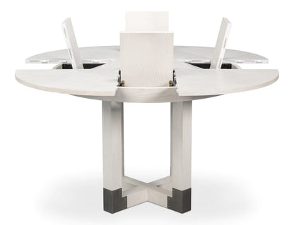 Sarreid Ltd - Brooklyn Jupe Table in White - 54284-WW view 3