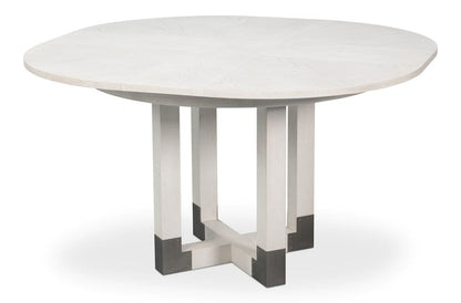 Sarreid Ltd - Brooklyn Jupe Table in White - 54284-WW view 6