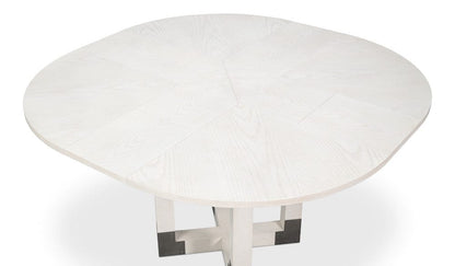 Sarreid Ltd - Brooklyn Jupe Table in White - 54284-WW view 8
