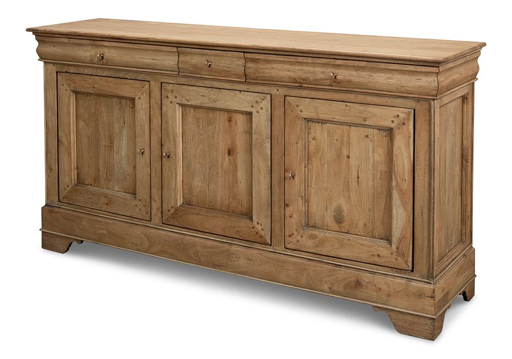 Sarreid Ltd - Cafe Au Lait Buffet, Driftwood Finish - 27857 veiw 1
