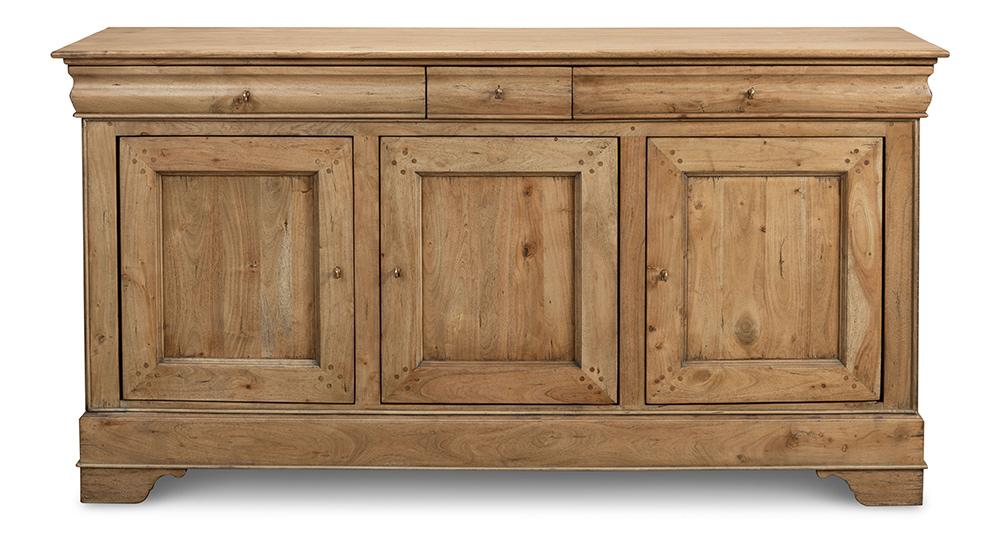 Sarreid Ltd - Cafe Au Lait Buffet, Driftwood Finish - 27857 veiw 2