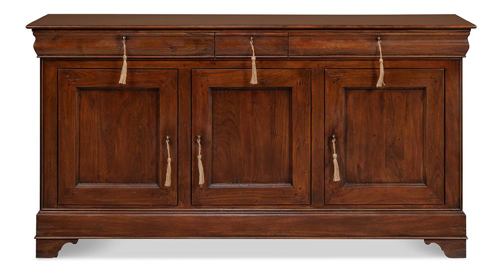 Sarreid Ltd - Cafe Au Lait Buffet, Walnut - 26130-3 veiw 2