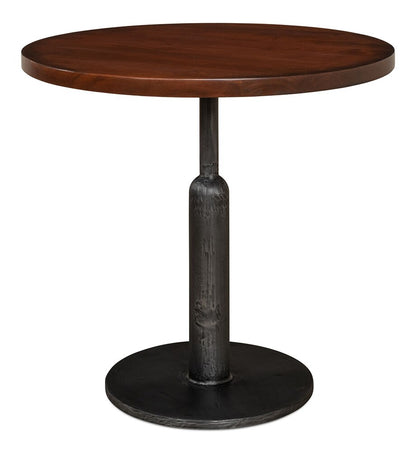 Sarreid Ltd - Cafe Table - Brown - 40332 veiw 2