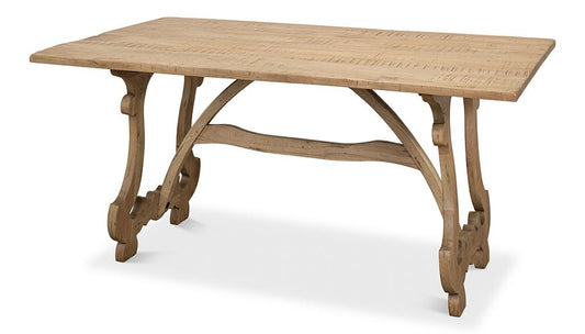 Sarreid Ltd - Calambac Dining Table, Driftwood Finish - 27862 veiw 1