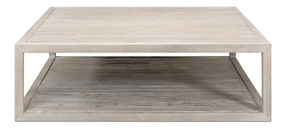 Sarreid Ltd - Camden Bungalow Cocktail Table - Grey - 53300 veiw 2