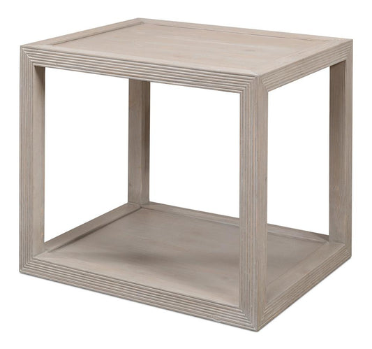 Sarreid Ltd - Camden Side Table - Grey - 53301 veiw 1