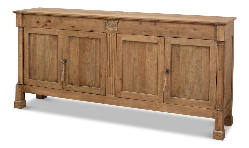 Sarreid Ltd - Caracole Credenza, Driftwood Finish in Beige - 27844 view 1
