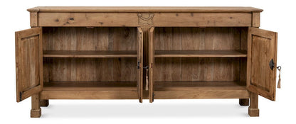 Sarreid Ltd - Caracole Credenza, Driftwood Finish in Beige - 27844 view 3