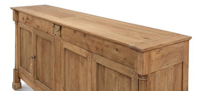 Sarreid Ltd - Caracole Credenza, Driftwood Finish in Beige - 27844 view 4