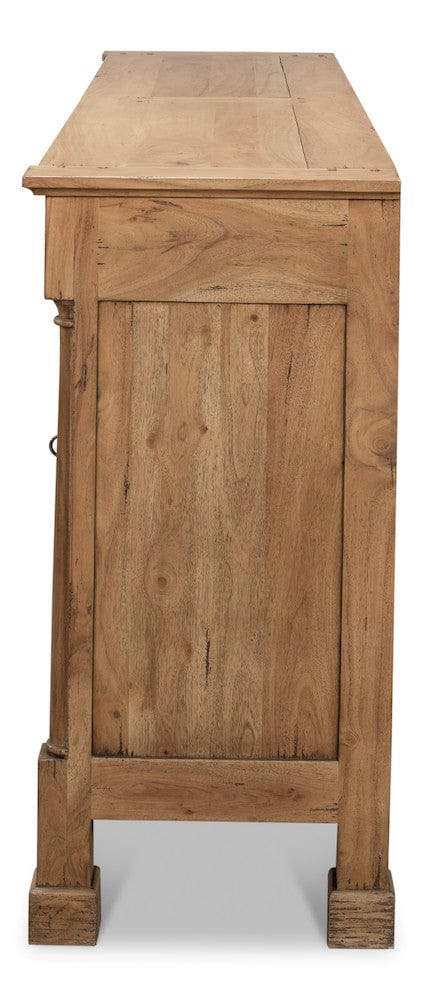 Sarreid Ltd - Caracole Credenza, Driftwood Finish in Beige - 27844 view 8