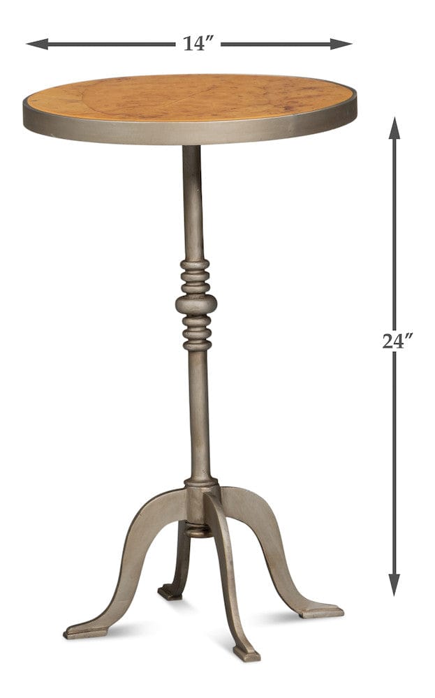Sarreid Ltd - Carolina Leaf Table in Brown - 54298 view 9