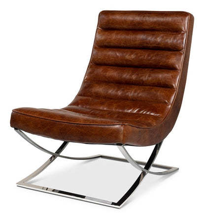 Sarreid Ltd - Cassino Lounge - Brown - 53784 veiw 1