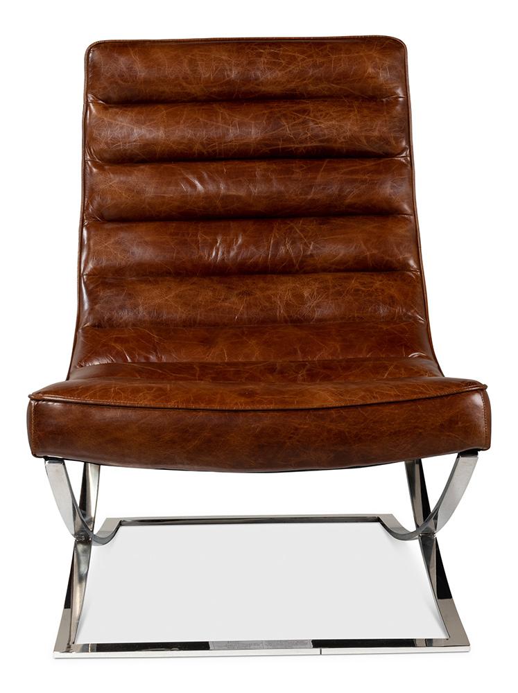 Sarreid Ltd - Cassino Lounge - Brown - 53784 veiw 2